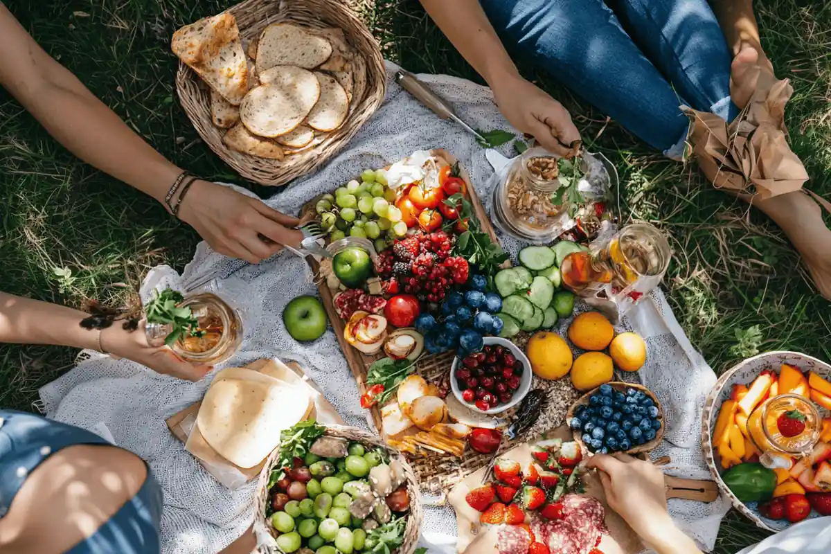 Step-by-step guide to making the perfect momo chutney with fresh ingredients in a bowl, surrounded by spices and vegetables.